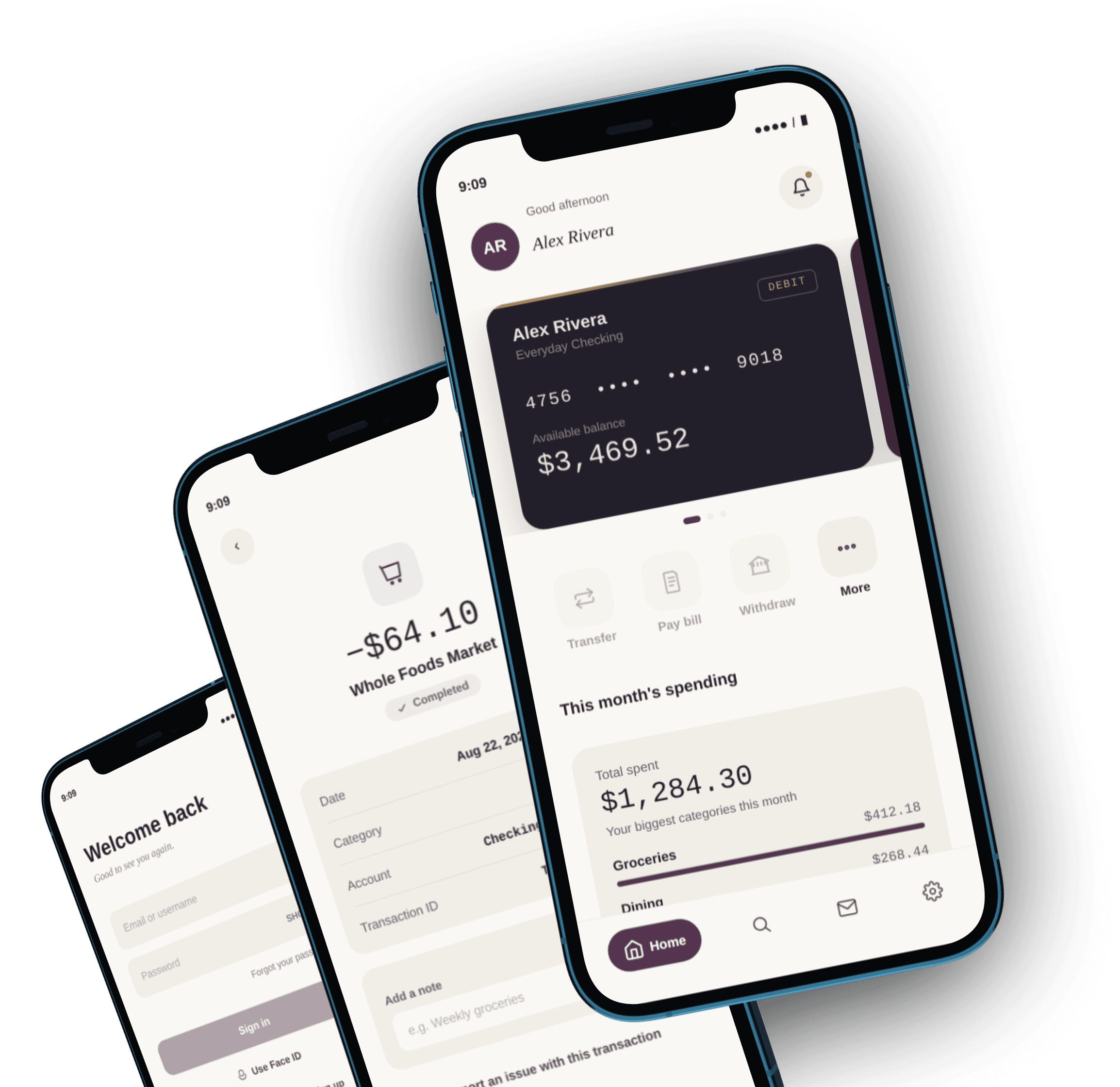 Fortify Bank dashboard